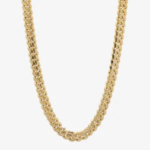 11mm Solid Gold Cuban Link Chain