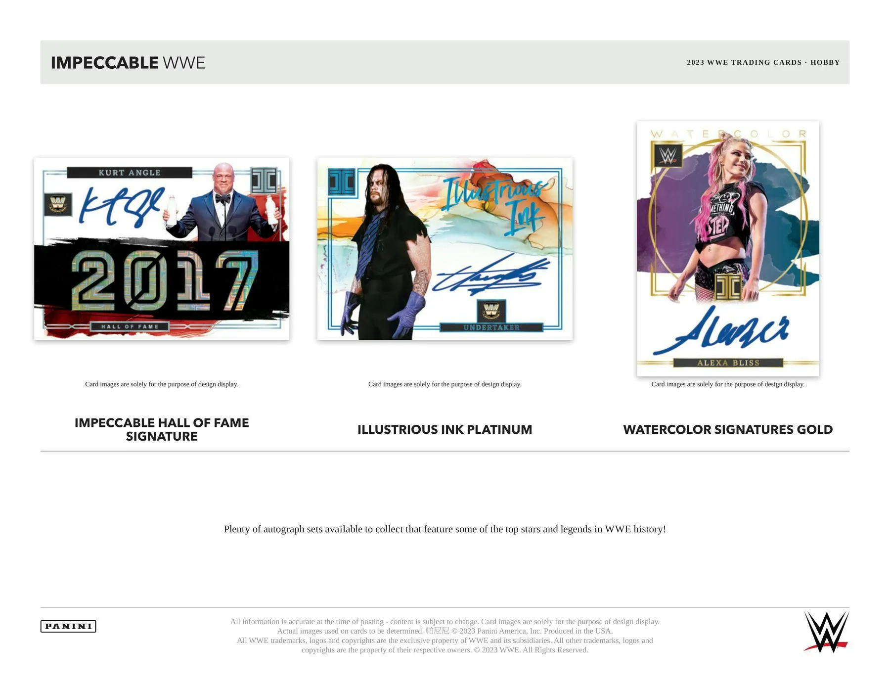 2023 Panini Impeccable WWE Wrestling Hobby Box