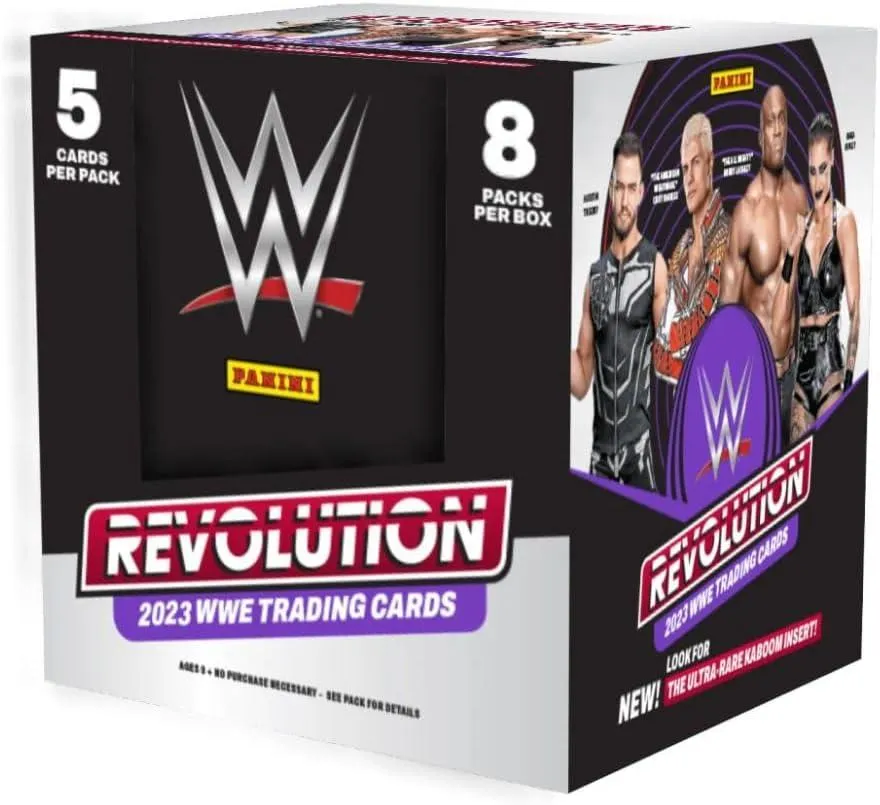 2023 Panini Revolution WWE Wrestling Hobby Box - 8 Packs