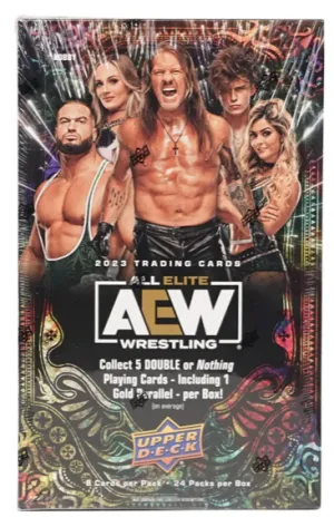 2023 Upper Deck All Elite Wrestling AEW Hobby Box 24 Packs per Box, 8 Cards per Pack