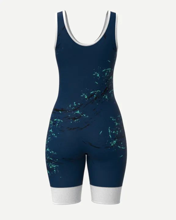 Abstract Wrestling Singlet Women