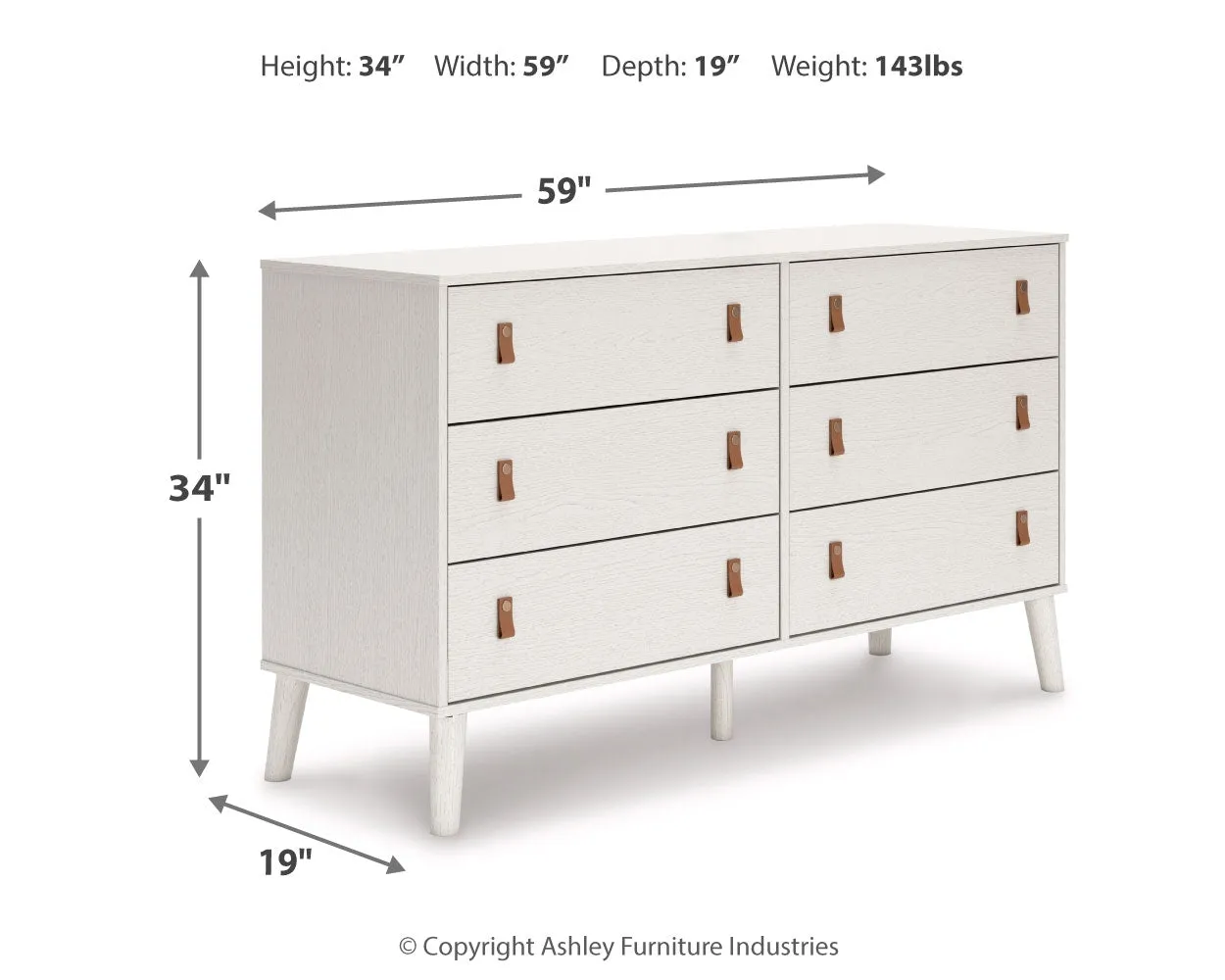 Aprilyn Full Bookcase Bed with Dresser and 2 Nightstands