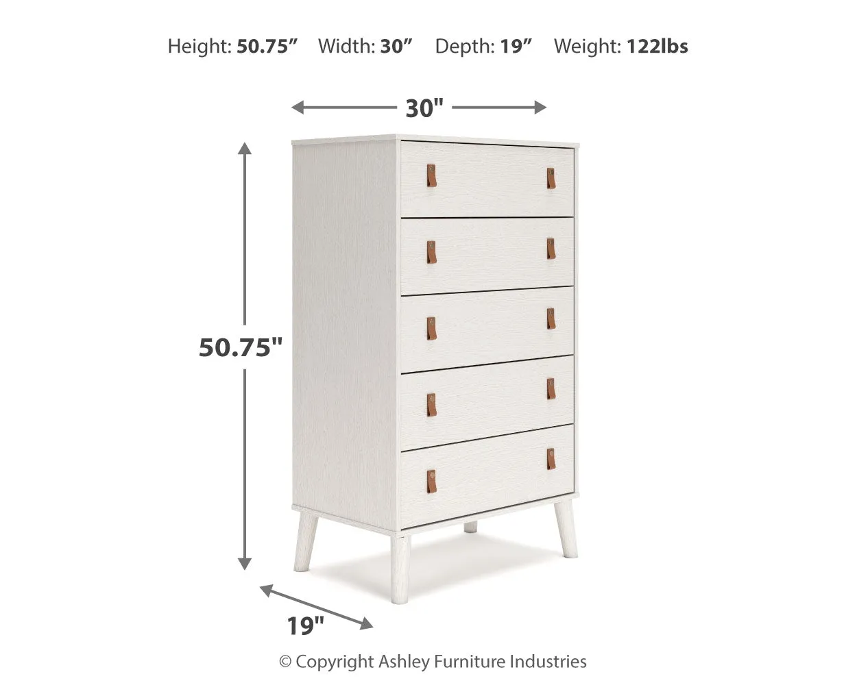 Aprilyn Full Panel Bed with Dresser, Chest and Nightstand