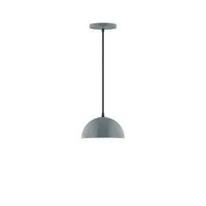 Axis Arcade 8" Pendant Light in Slate Gray