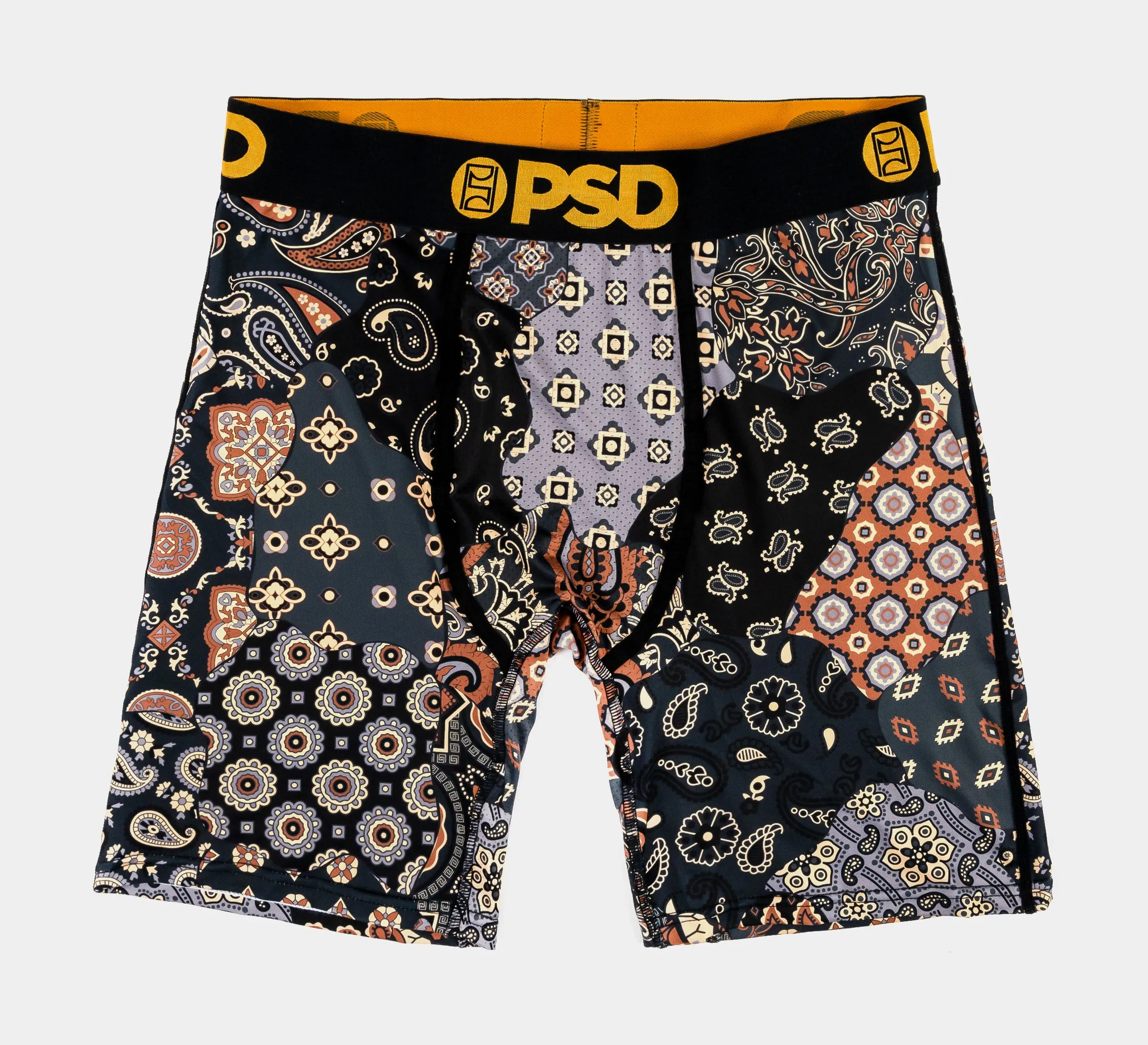 Bandana Coco Mens Boxer (Black/Gold) Free Shipping