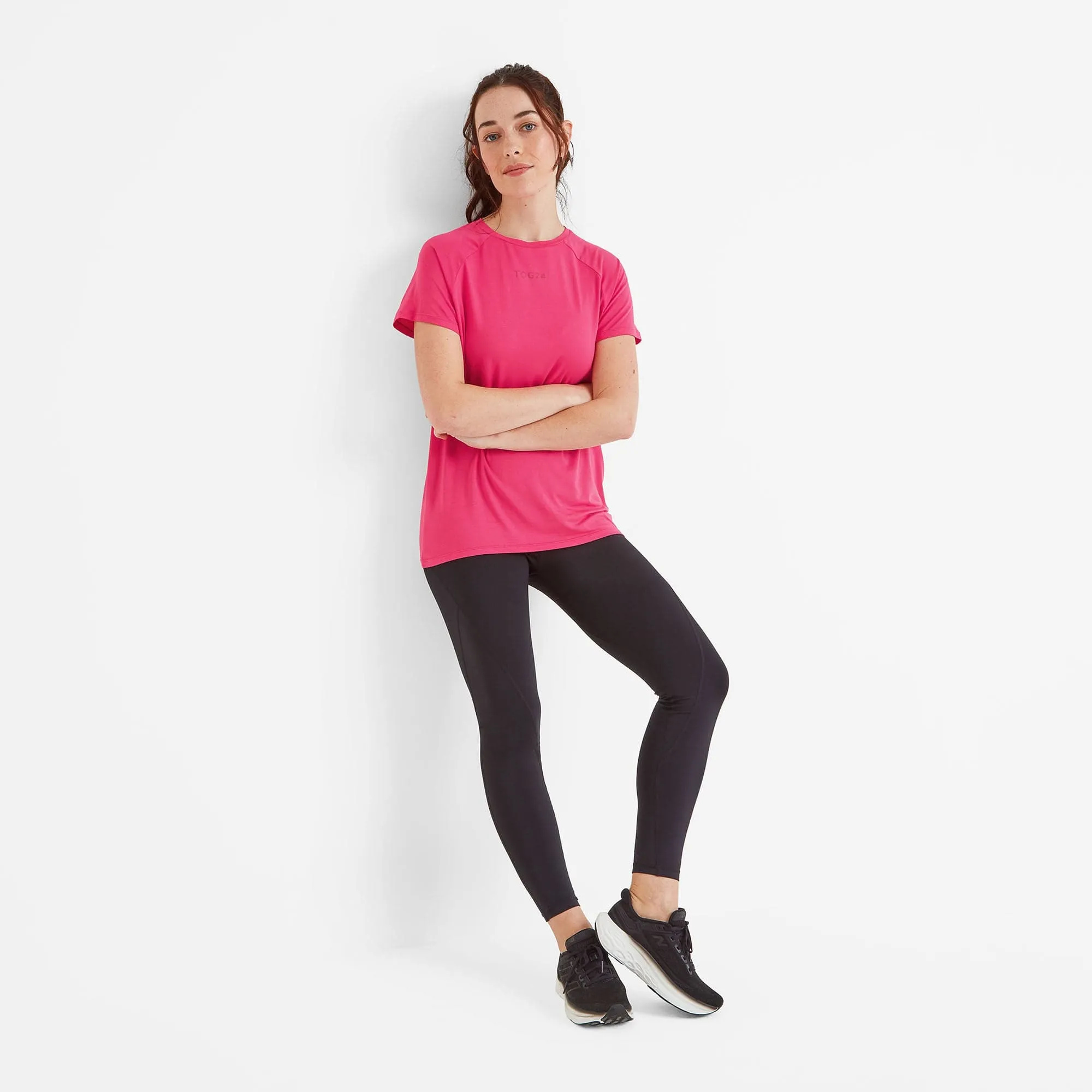 Bethan Womens Sports Top - Magenta Pink