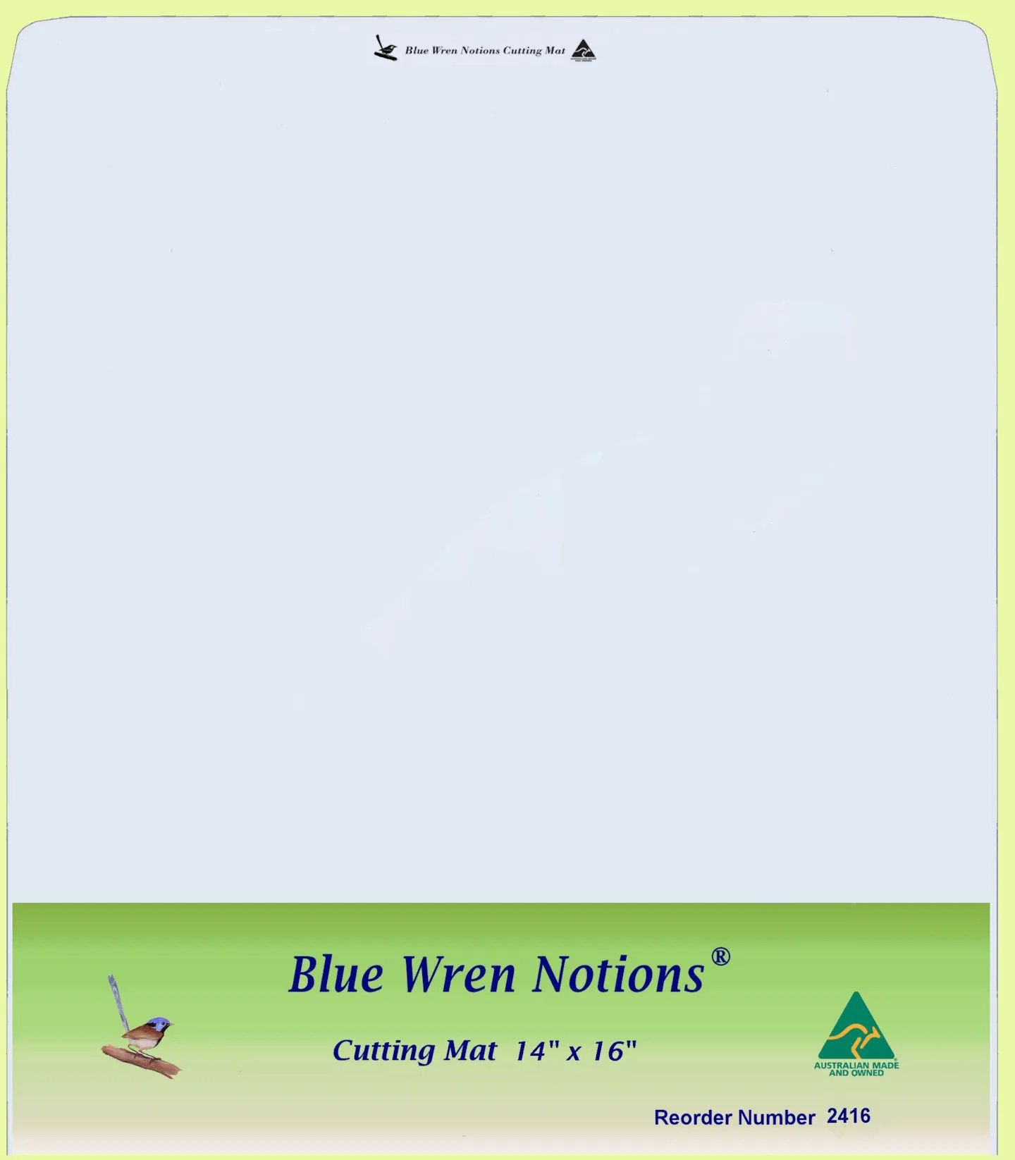 Blue Wren Cutting Mat 14" x 16" (2416)