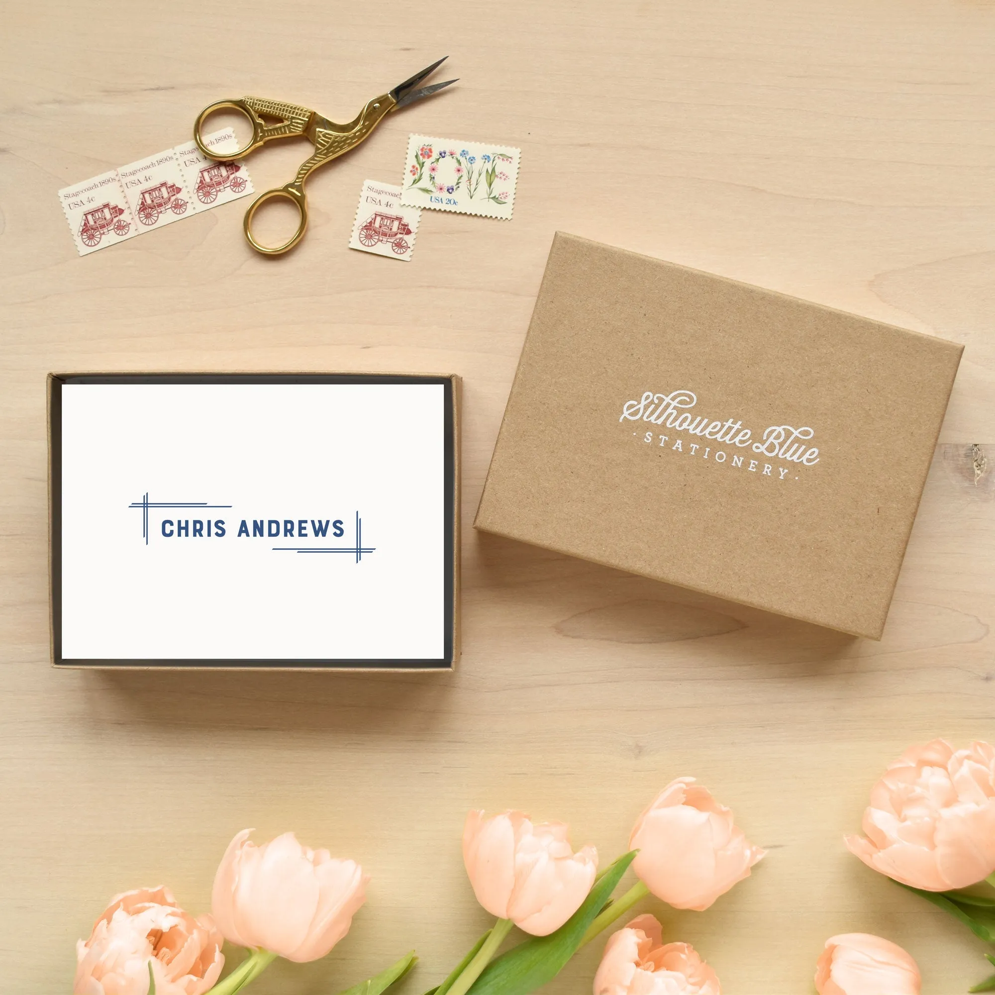 Blueprint Personalized Stationery