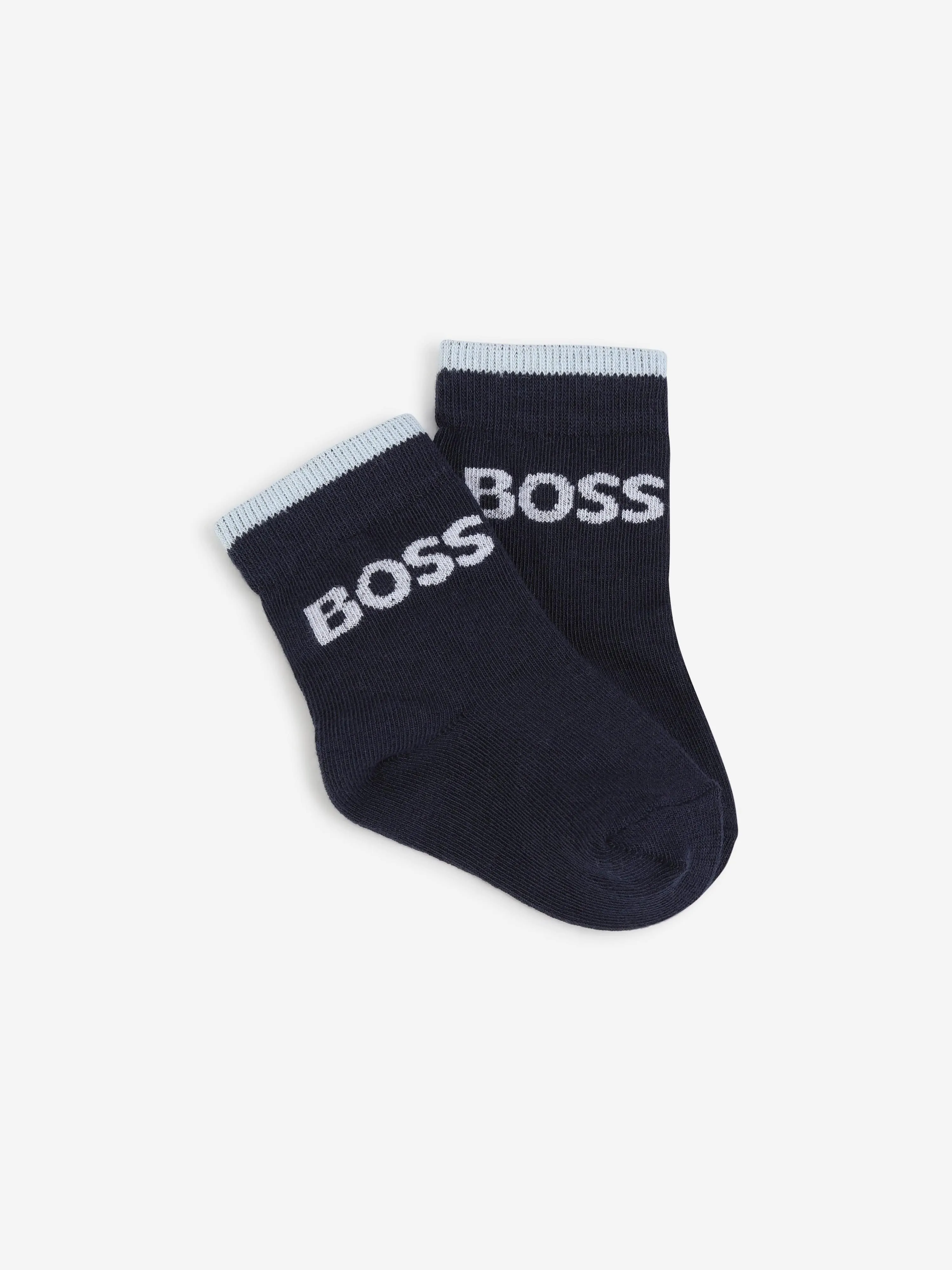 BOSS Baby Boys 3 Pairs Of Socks Set in Navy