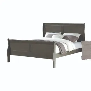 Brylee King Sleigh Bed, Dark Gray