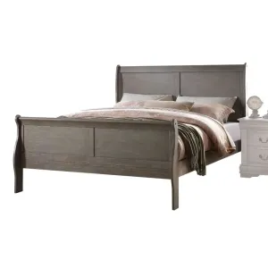 Brylee Twin Sleigh Bed, Antique Gray