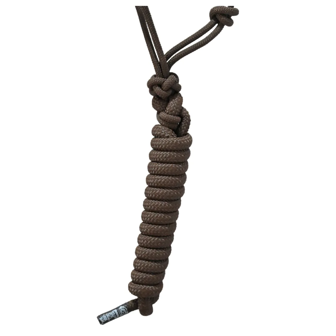 Cashel Braided Rope Nose Halter with Lead Rope- Brown Camo