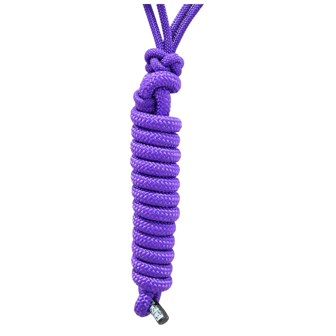 Cashel Braided Rope Nose Halter with Lead Rope - Purple Camo