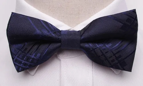 Classy Men Dark Blue Bow Tie