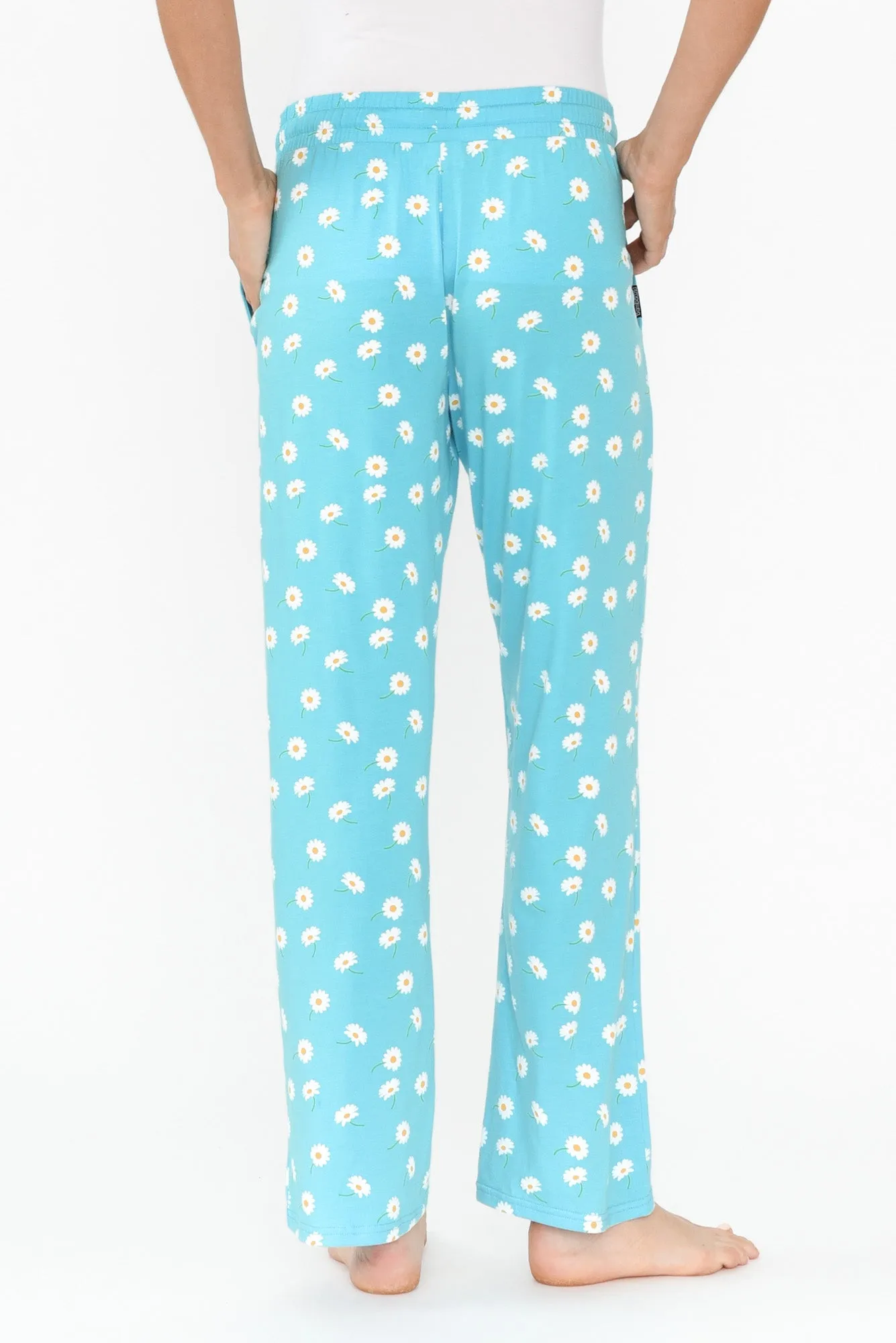 Corten Blue Daisy Bamboo Pyjama Pants