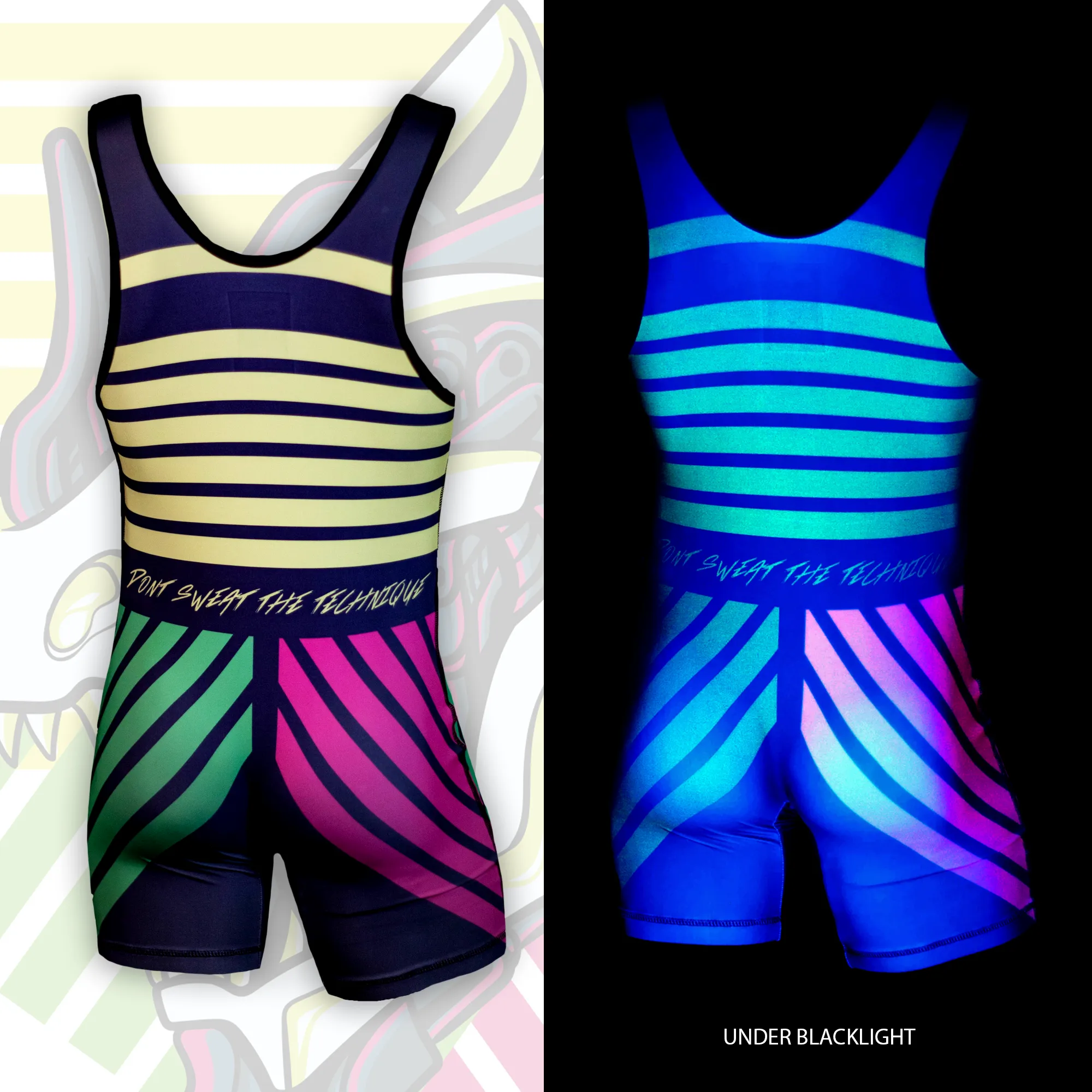 Cyber Dino Wrestling Singlet