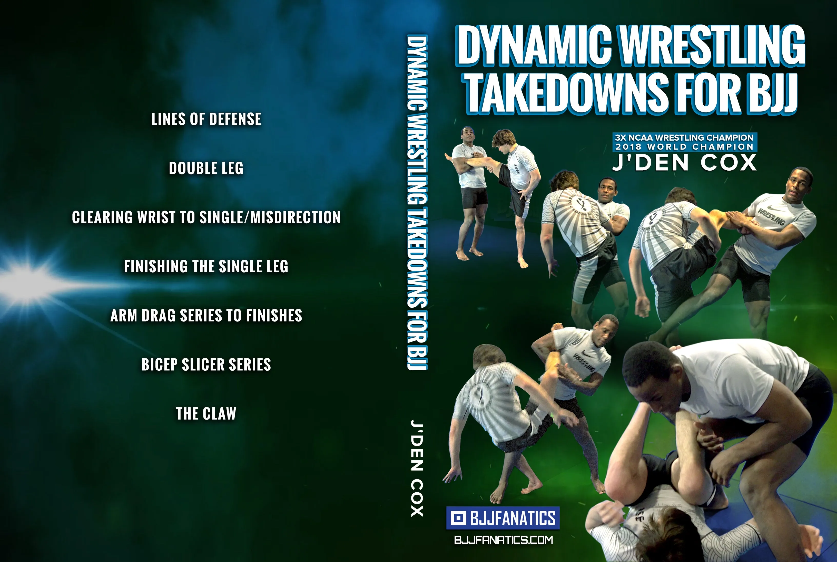 Dynamic Wrestling Takedowns For BJJ by J'Den Cox