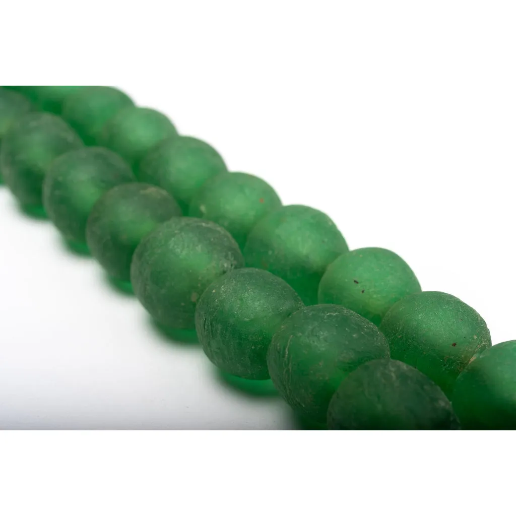 Emerald Glass Beads