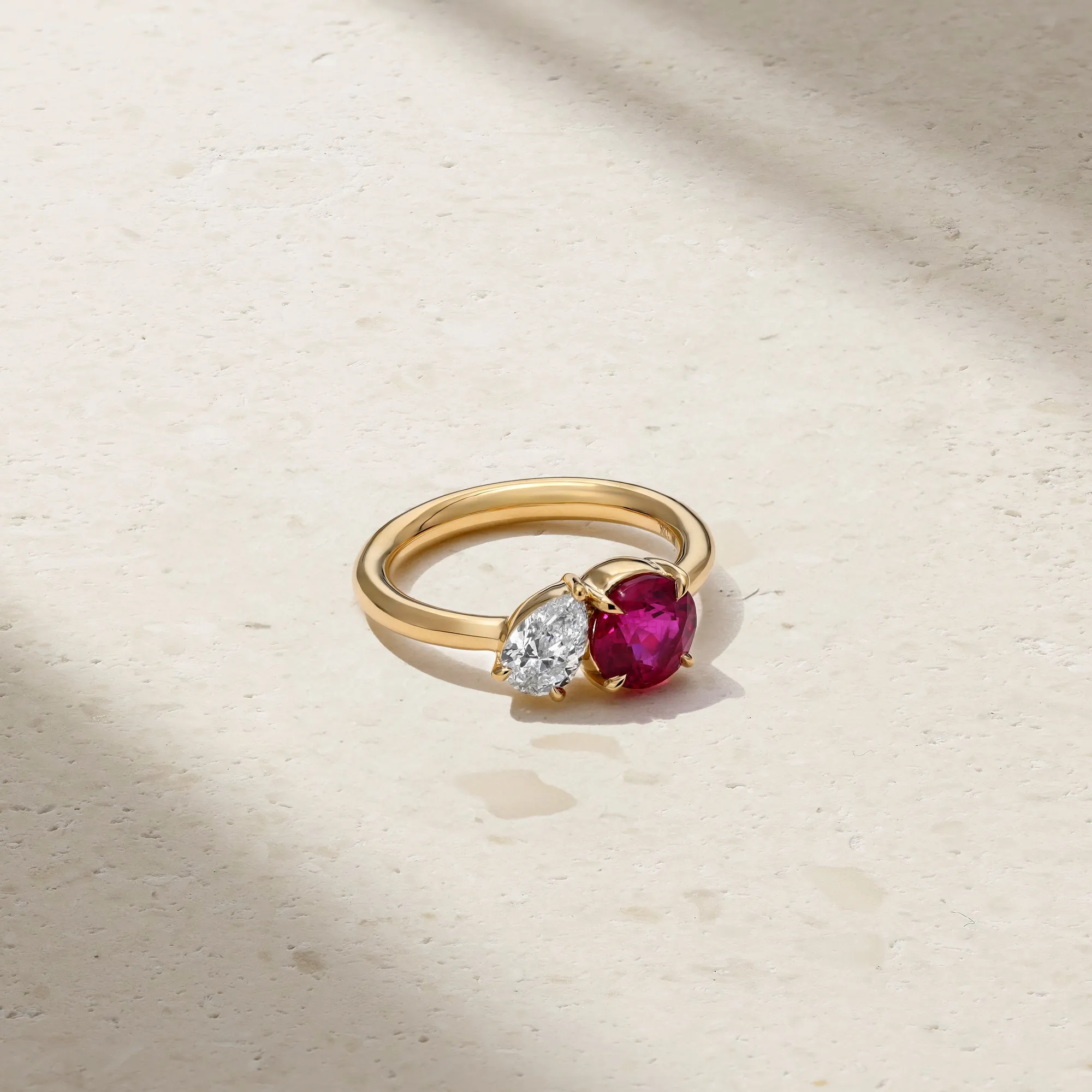 Entre Nous Ruby and Diamond Ring