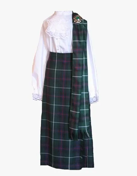 FULL LENGTH KILT OUTFIT FOR WOMEN