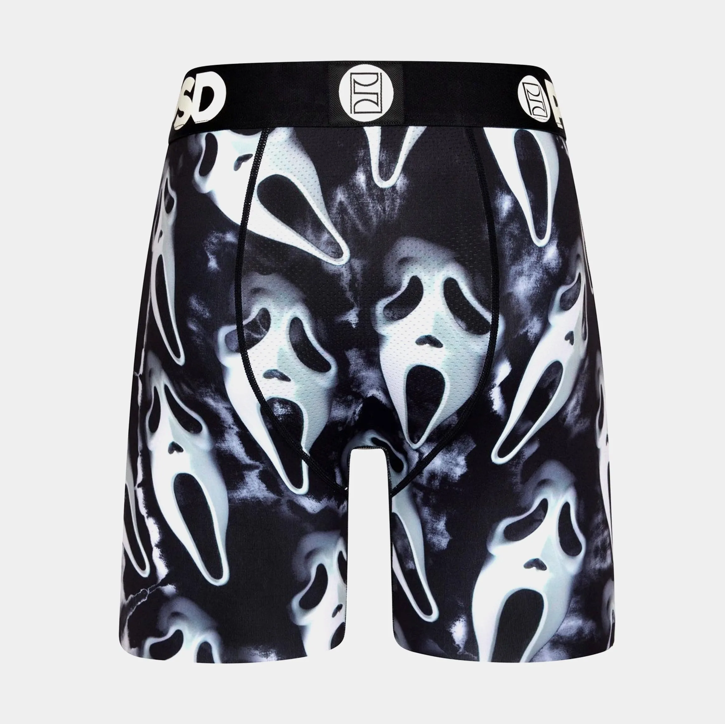 Ghost Face Mens Boxers (White/Black) Free Shipping