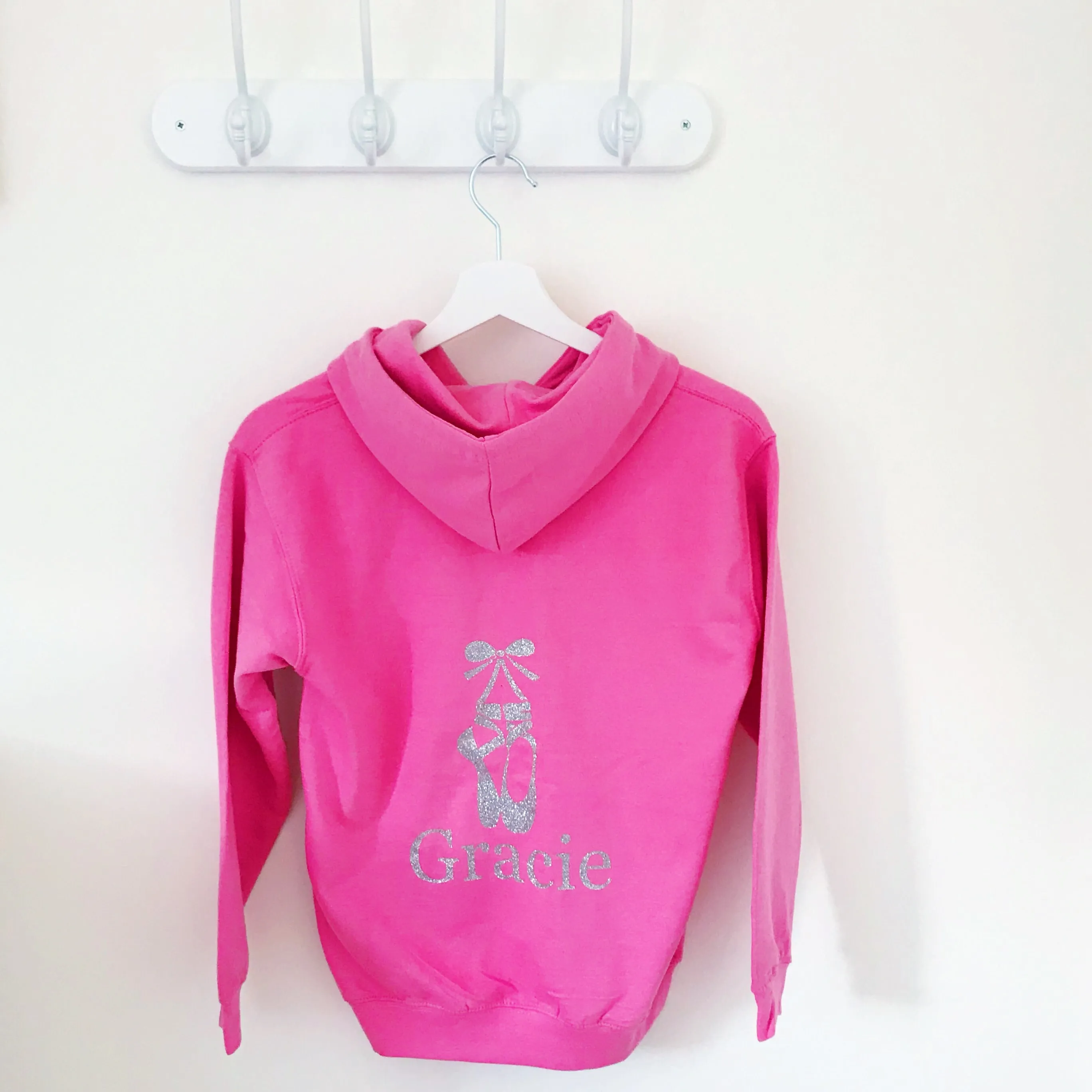 Girls' Dance Personalised Hoodie  (7 colours available)