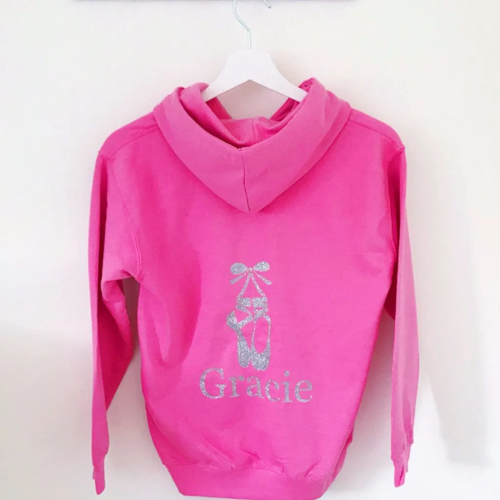 Girls' Dance Personalised Hoodie  (7 colours available)