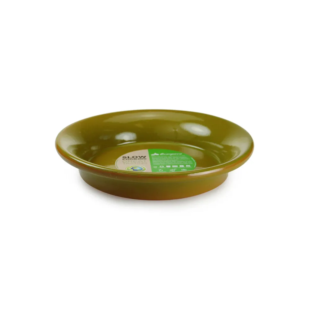 Graupera Pie Plate - Olive green