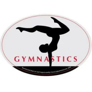 Gymnastics Car Magnet