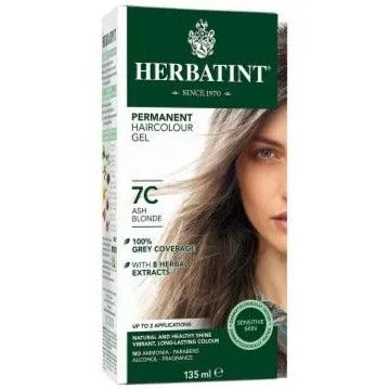 Herbatint Permanent Hair Colour Gel Ash Blonde 7C 135mL *Limit of 3 Per Order*