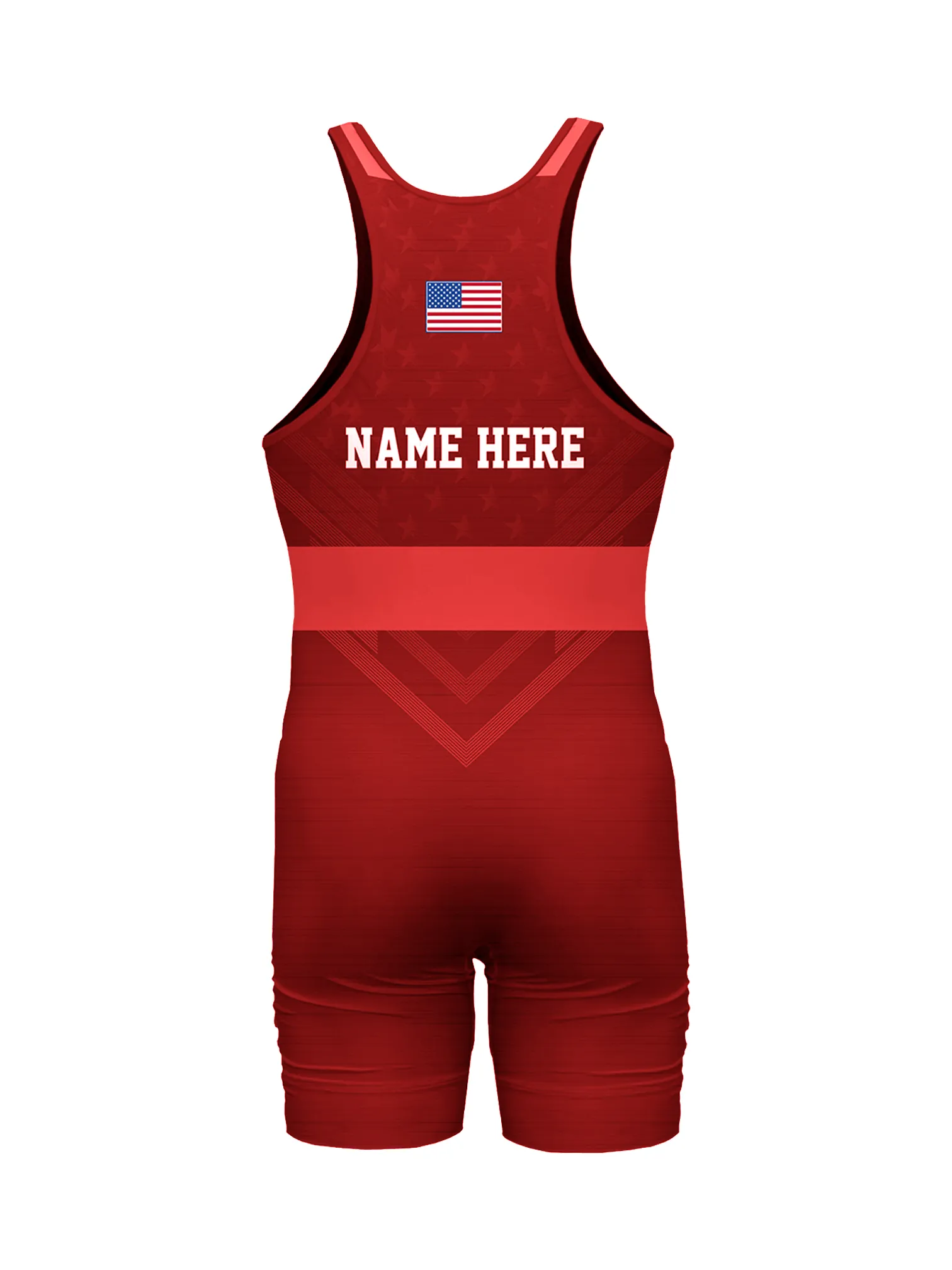 International Wrestling Singlet - Red