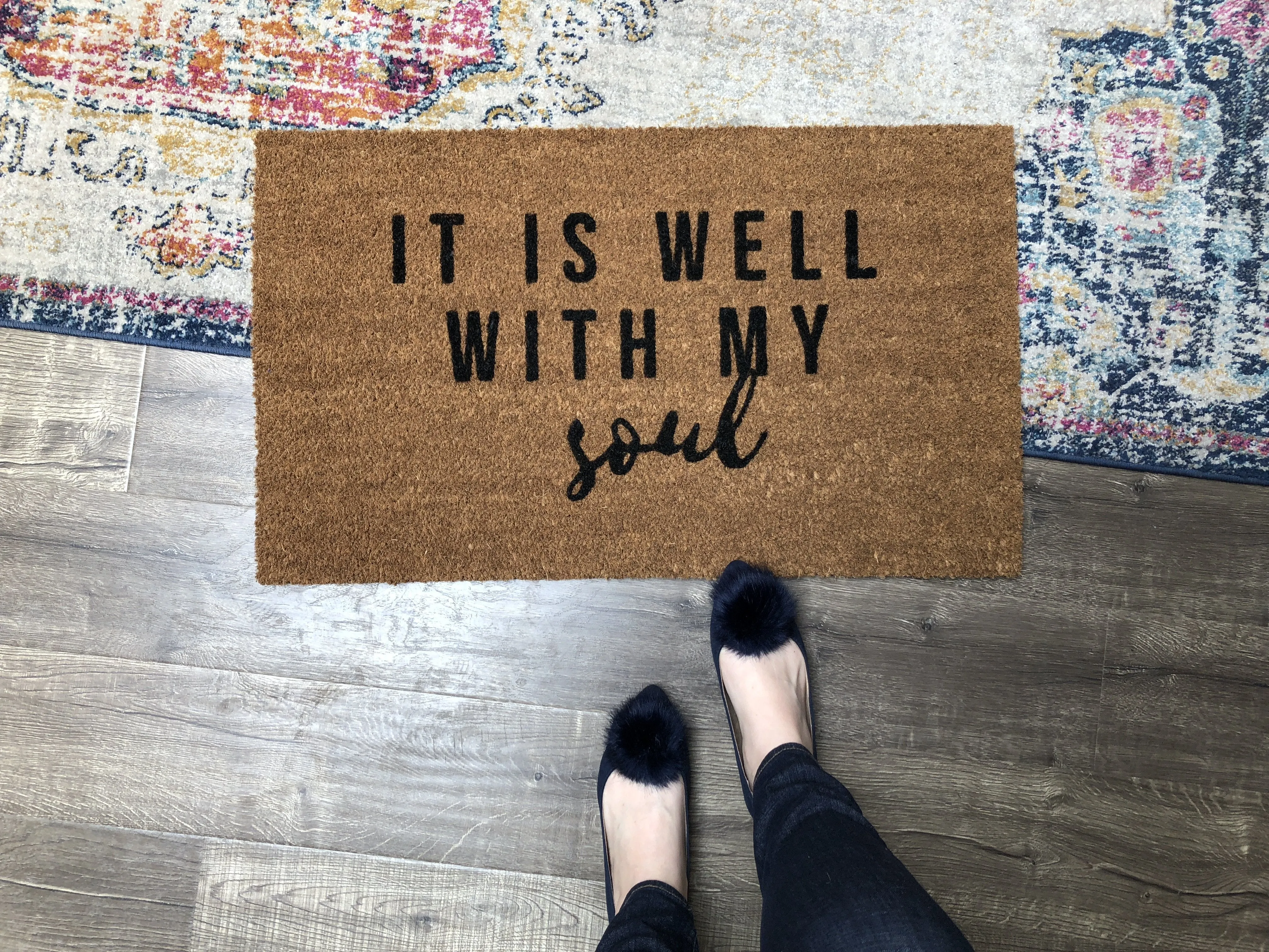 It is well with my soul Religious Doormat