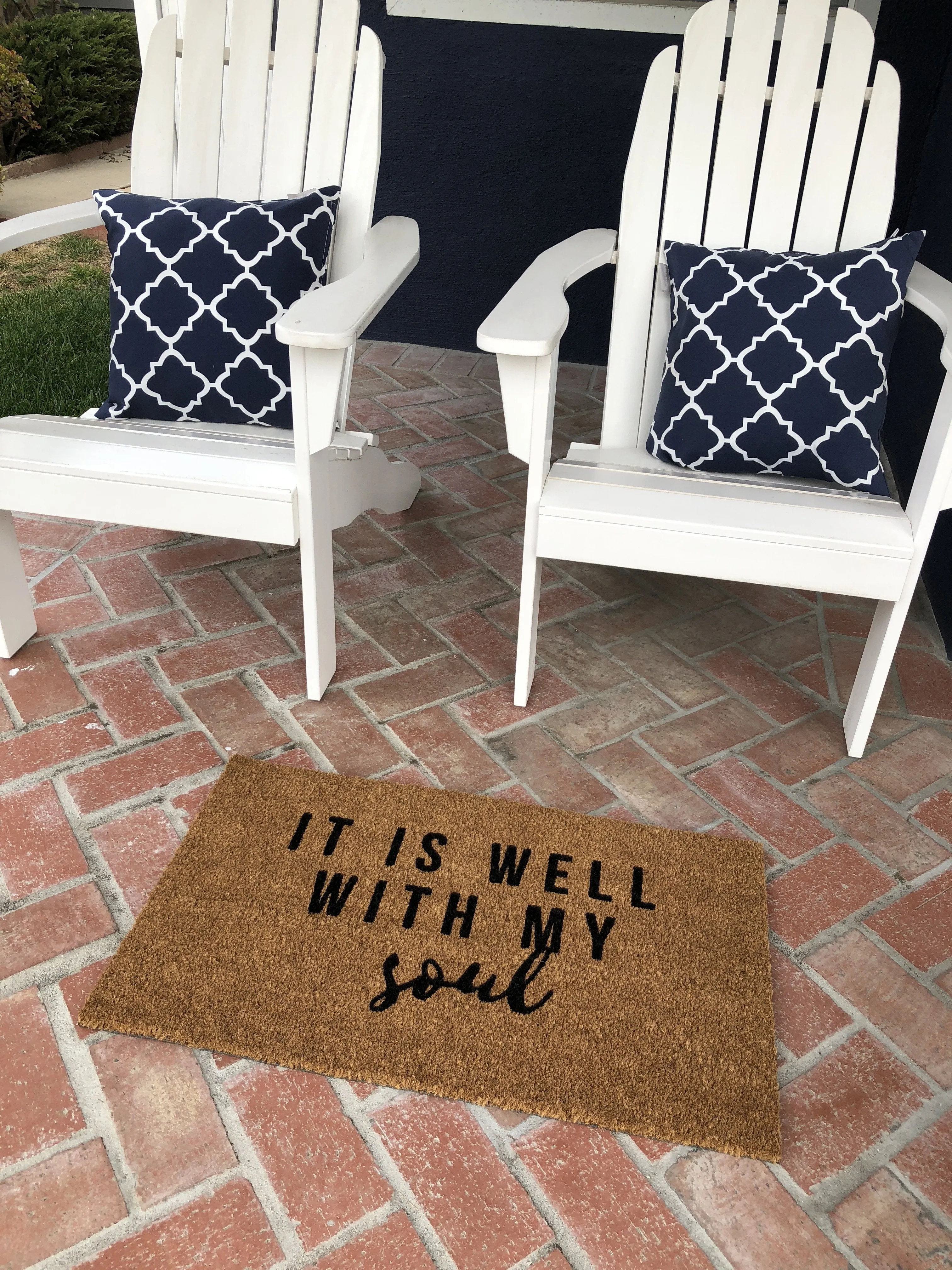 It is well with my soul Religious Doormat