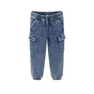 Kids French Terry Jogger | Faux Denim