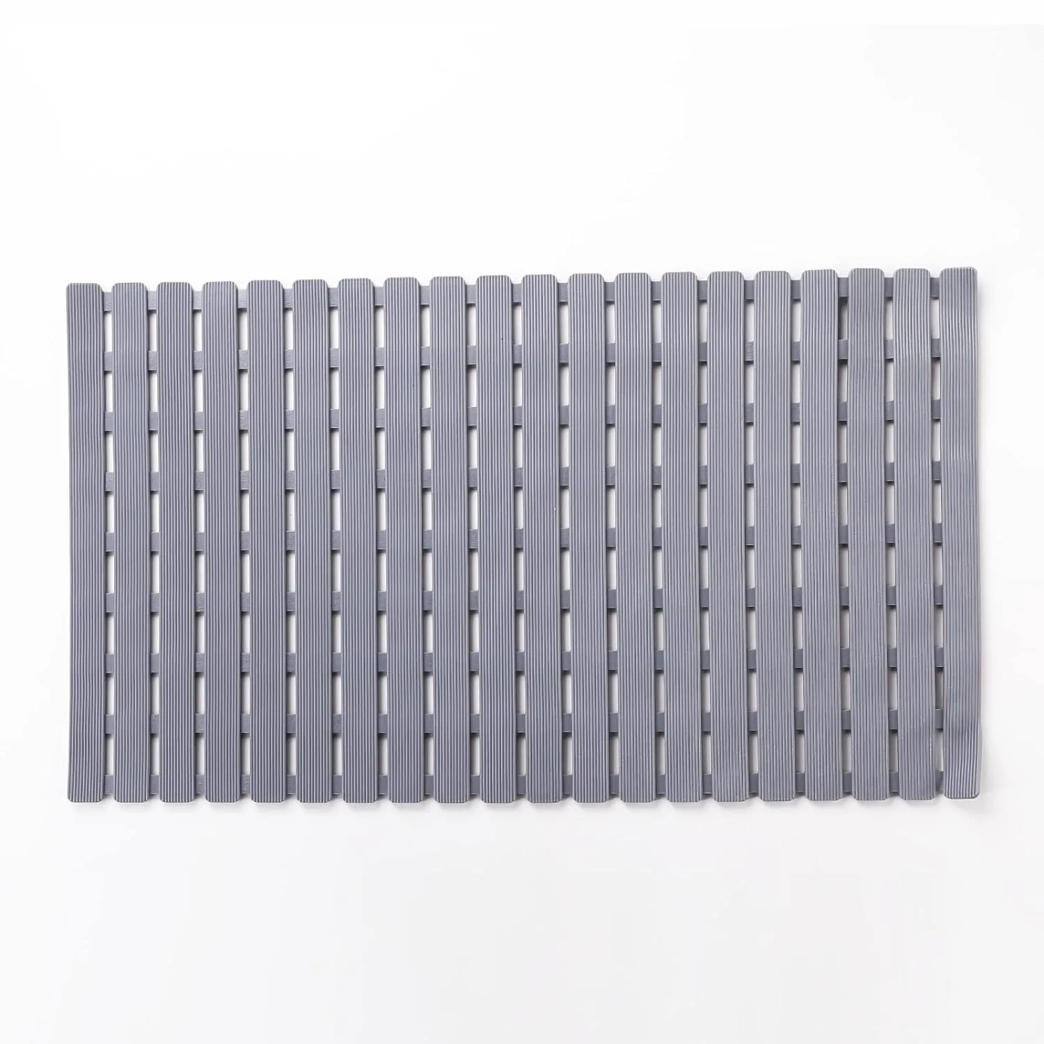 Kuber Industries Bath Mat | PVC Bathroom Mat | Shower Bath Mat | Floor Tub Mat | Bathroom Mud Mat | Anti-Skid Shower Bathroom Mat | JL-01B | Gray