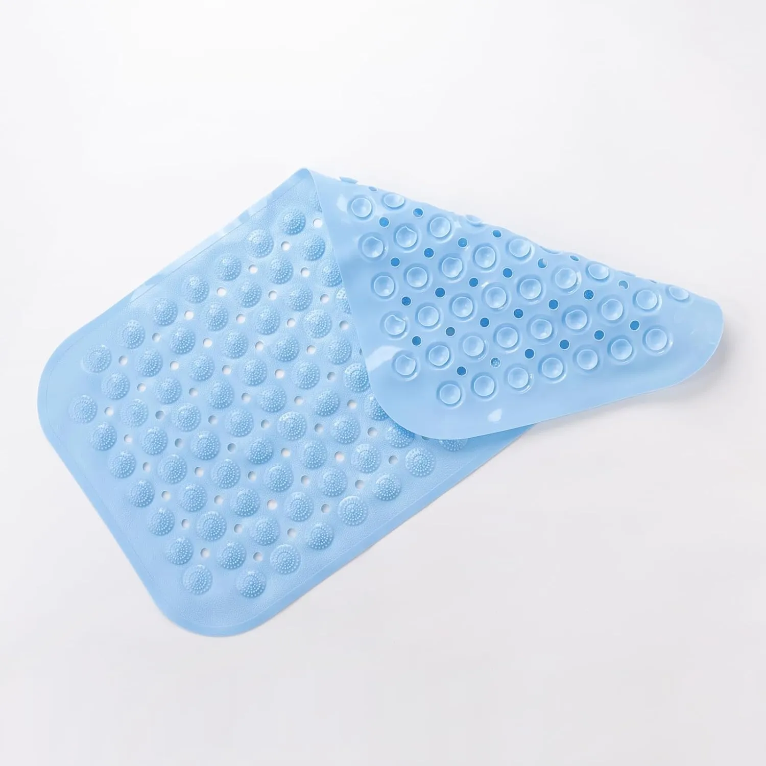 Kuber Industries Bath Mat | PVC Bathroom Mat | Shower Bath Mat | Floor Tub Mat | Bathroom Mud Mat | Anti-Skid Shower Bathroom Mat | M-YSD-35A | Sky Blue