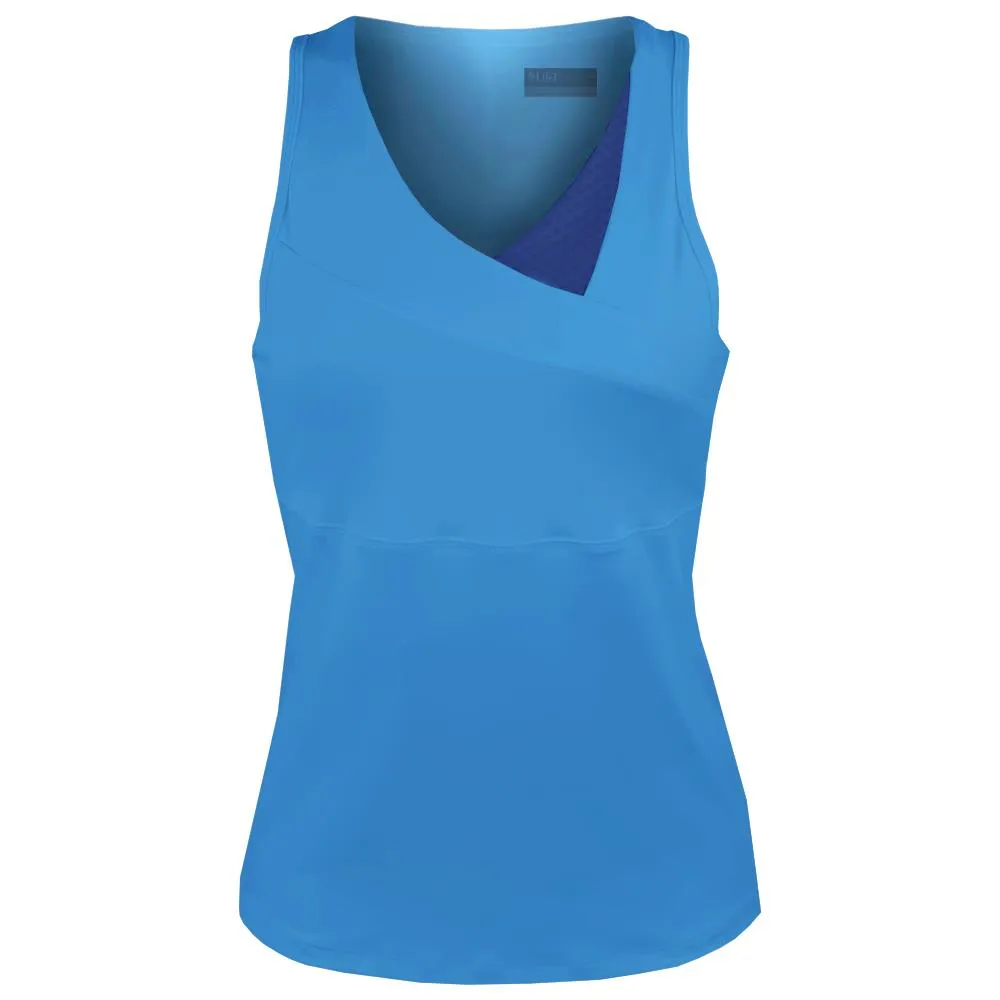 Lija Women's Rise Up Lily Tank - Aegean Blue