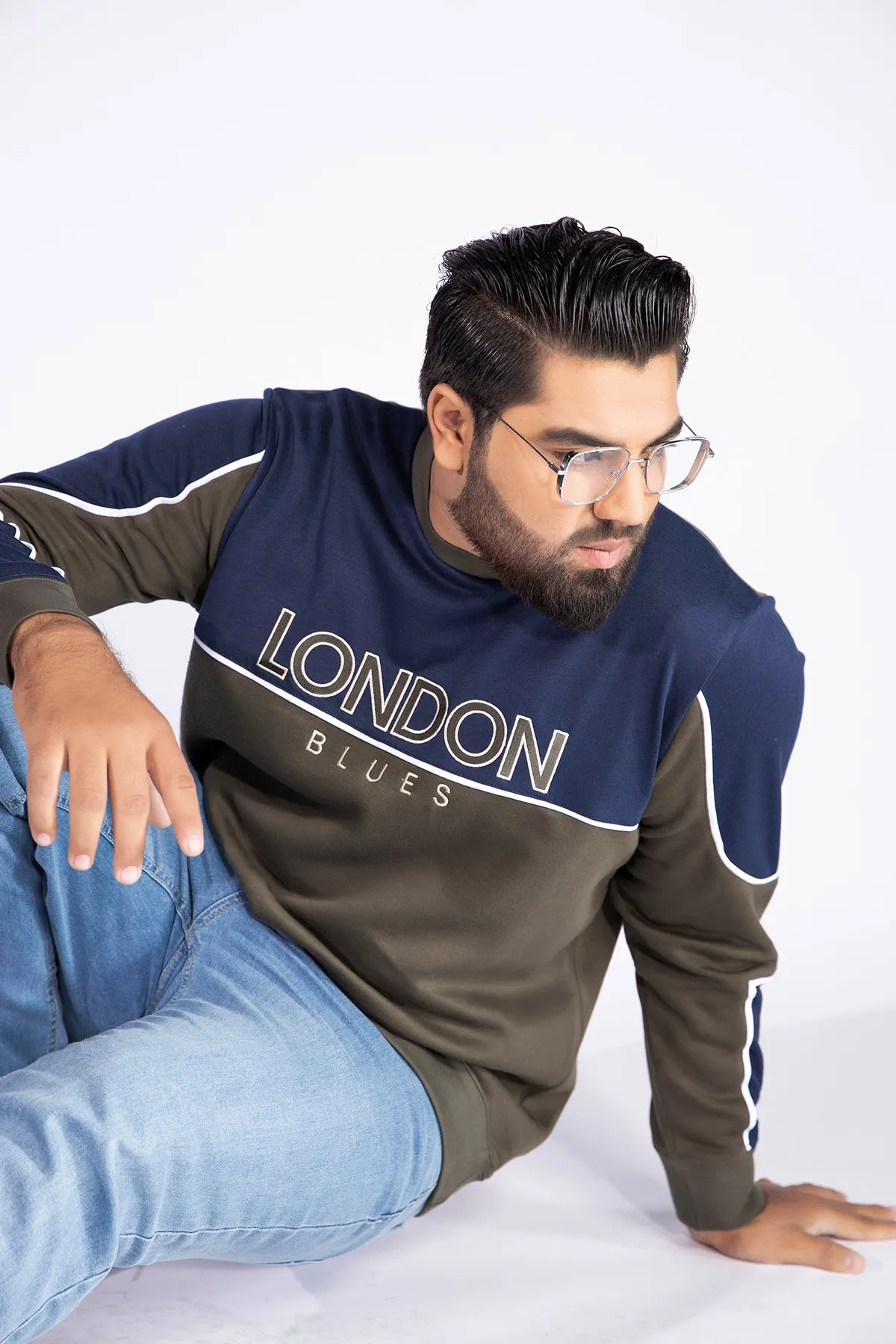 London Blues Sweatshirt (Plus Size) - W21 - MSW027P