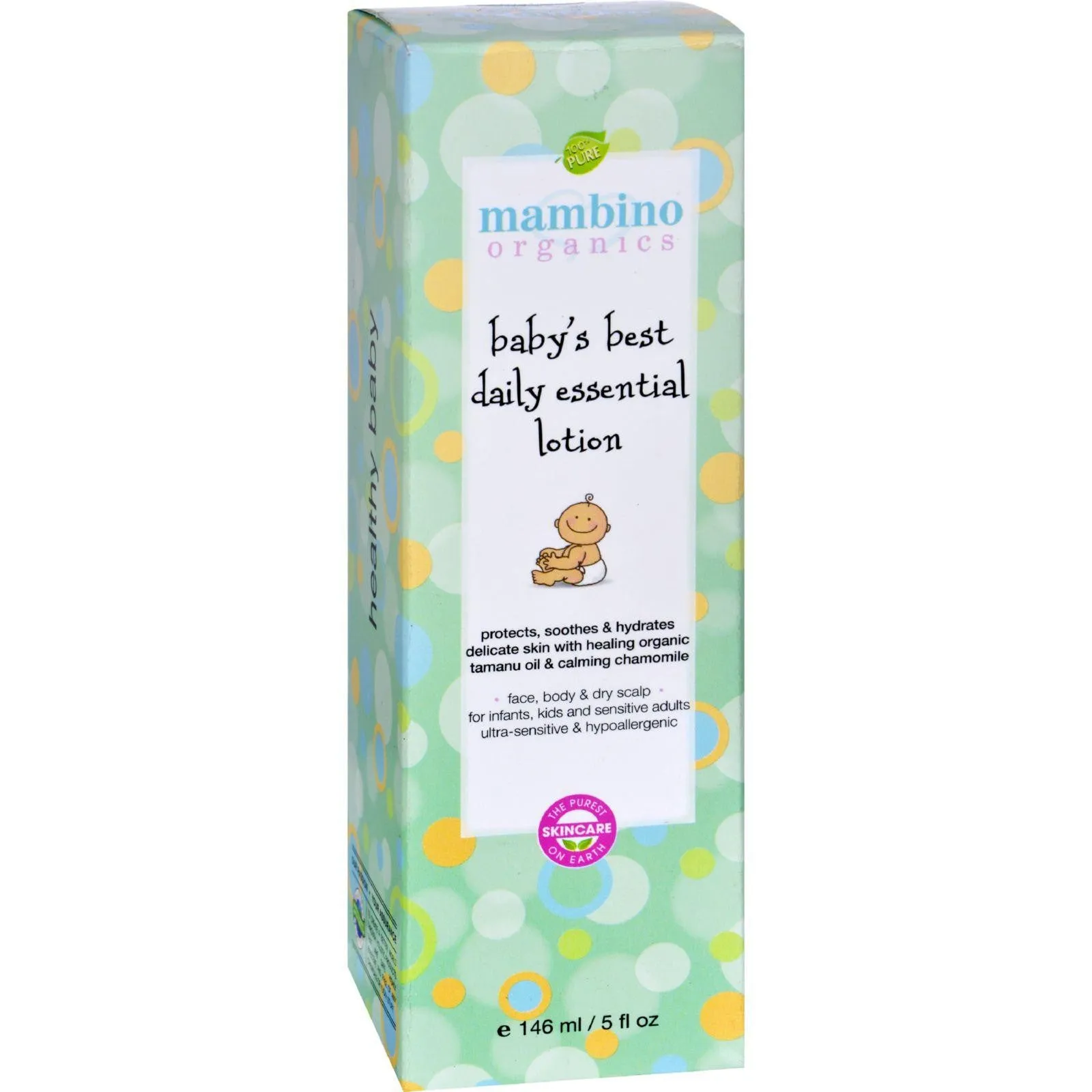 Mambino Organics Lotion - Baby's Best - Daily Essential - 5 Fl Oz