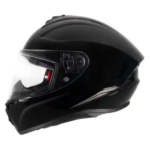 MT Draken Gloss Black DD Chinstrap Stylish Motorcycle Helmet