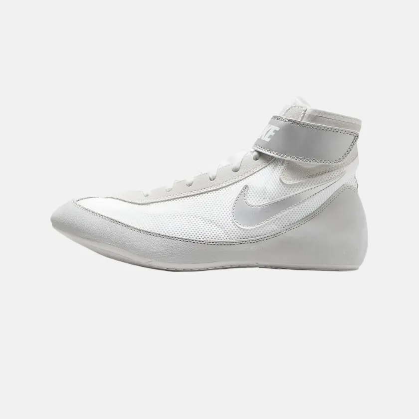 Nike SpeedSweep 7 Men's Wrestling Shoes -White/Metallic Silver/Metallic Silver