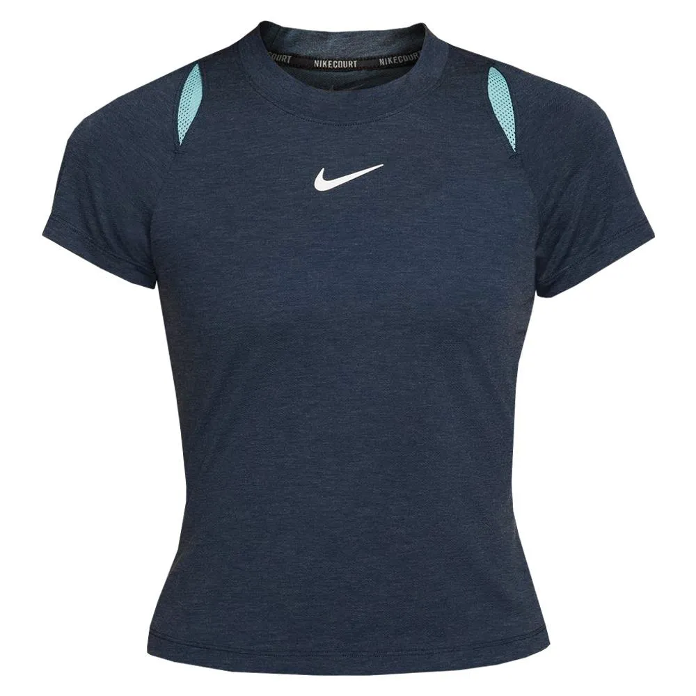 Nike Women's Advantage Short Sleeve - Armory Navy