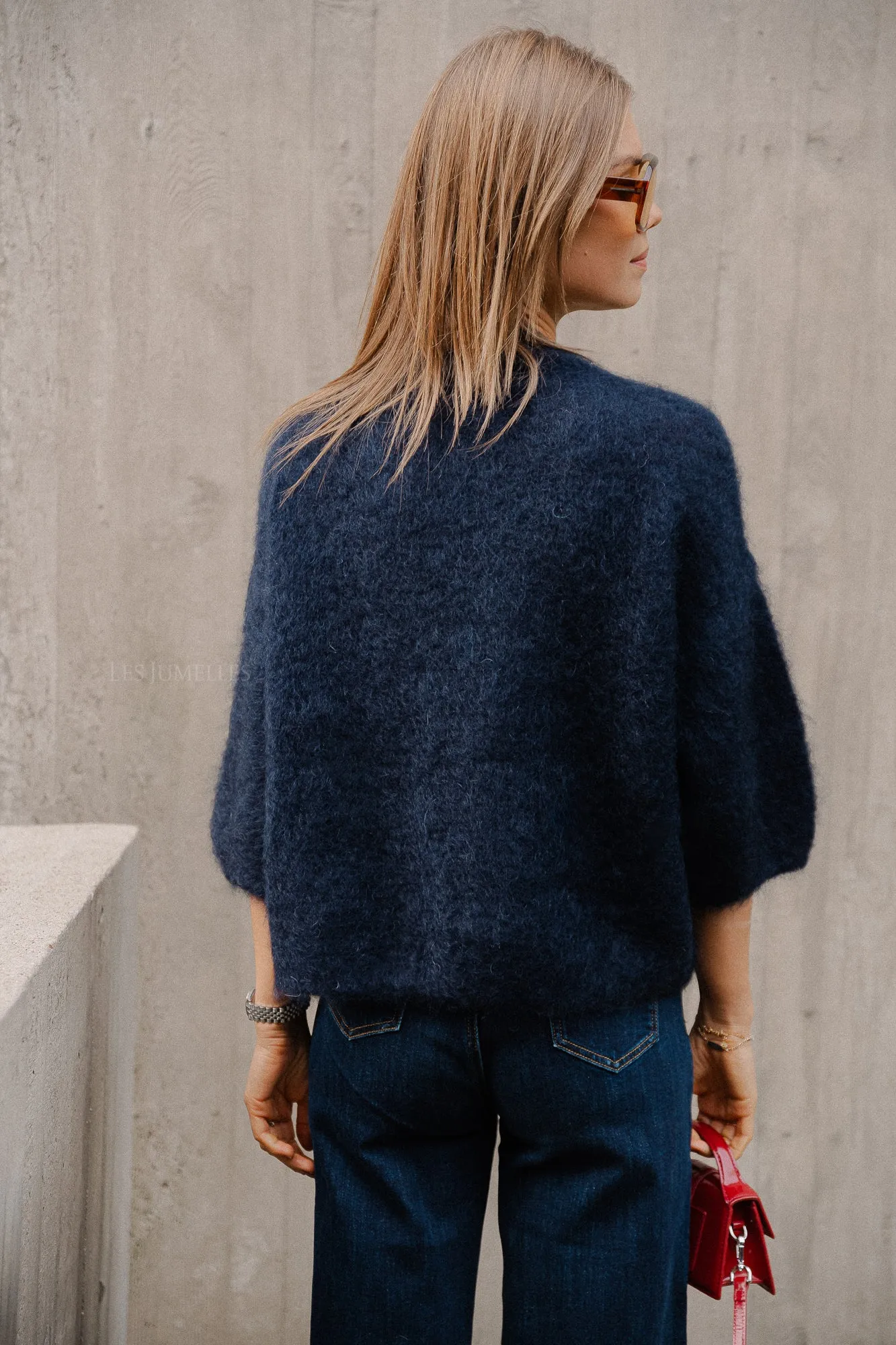 Nova mohair jumper navy