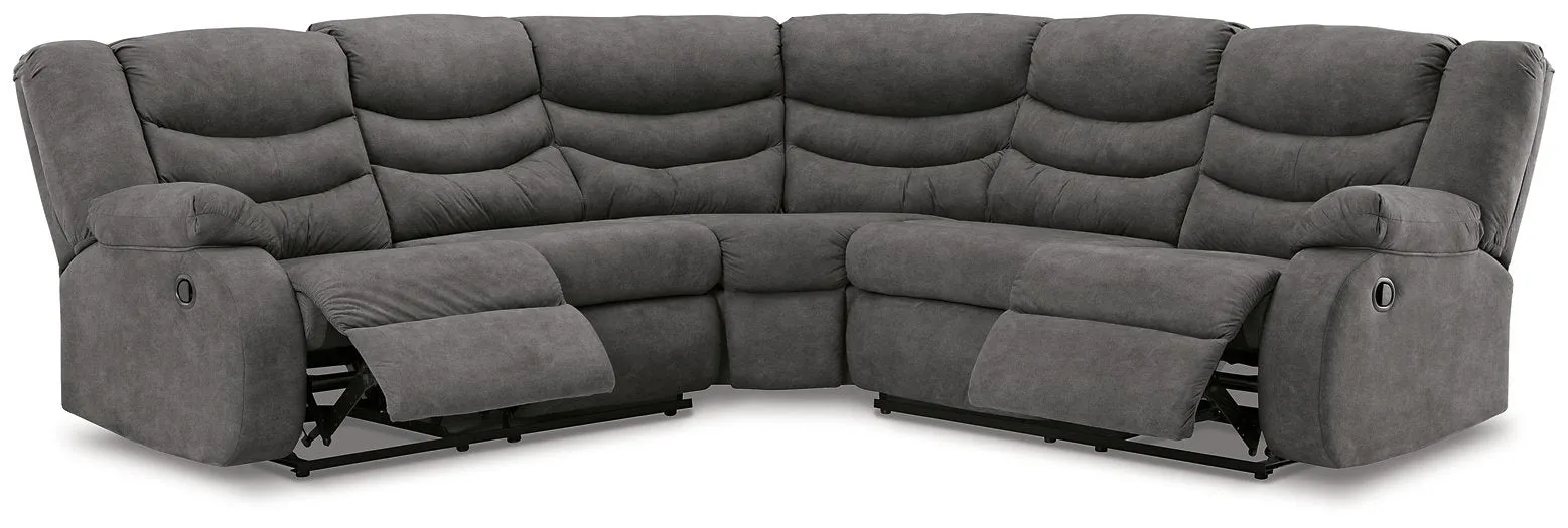 Partymate 2-Piece Reclining Sectional