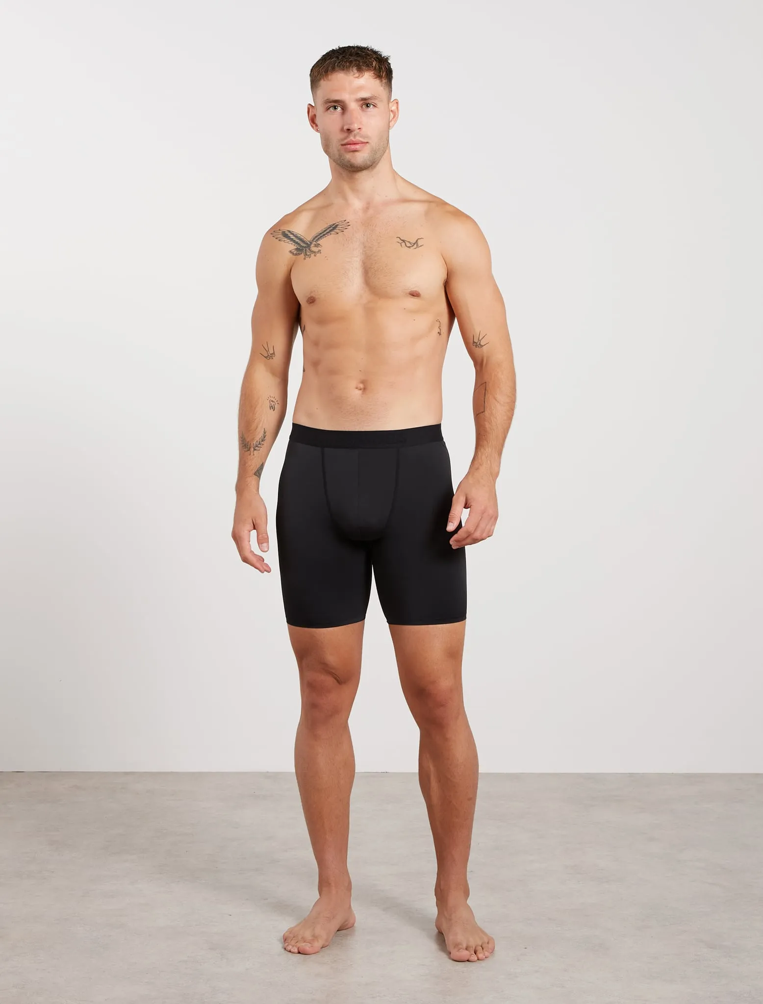 Performance Boxers - Black (Long Length)