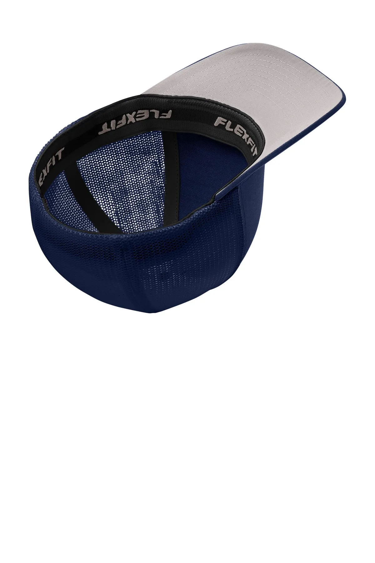 Port Authority Flexfit Mesh Back Branded Caps, True Navy/True Navy