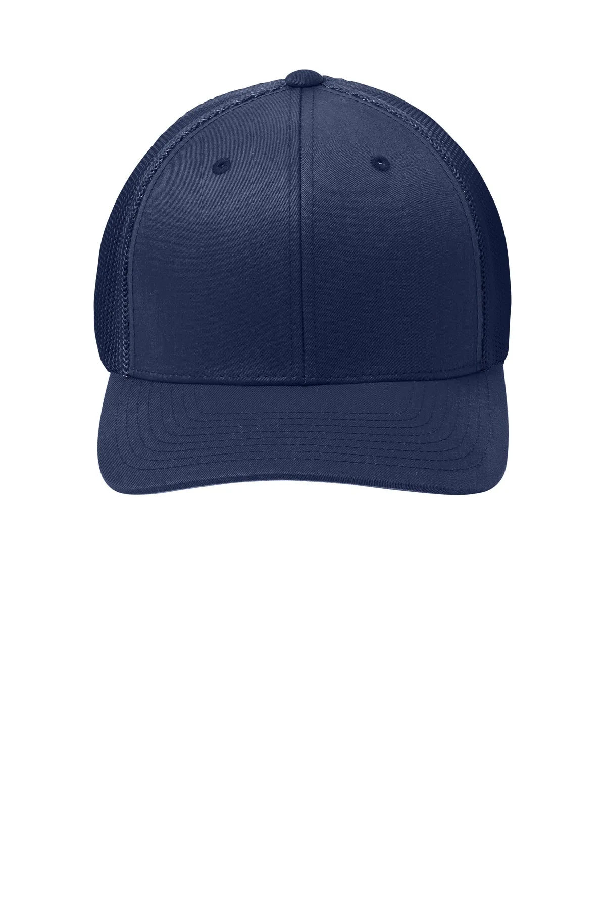 Port Authority Flexfit Mesh Back Branded Caps, True Navy/True Navy