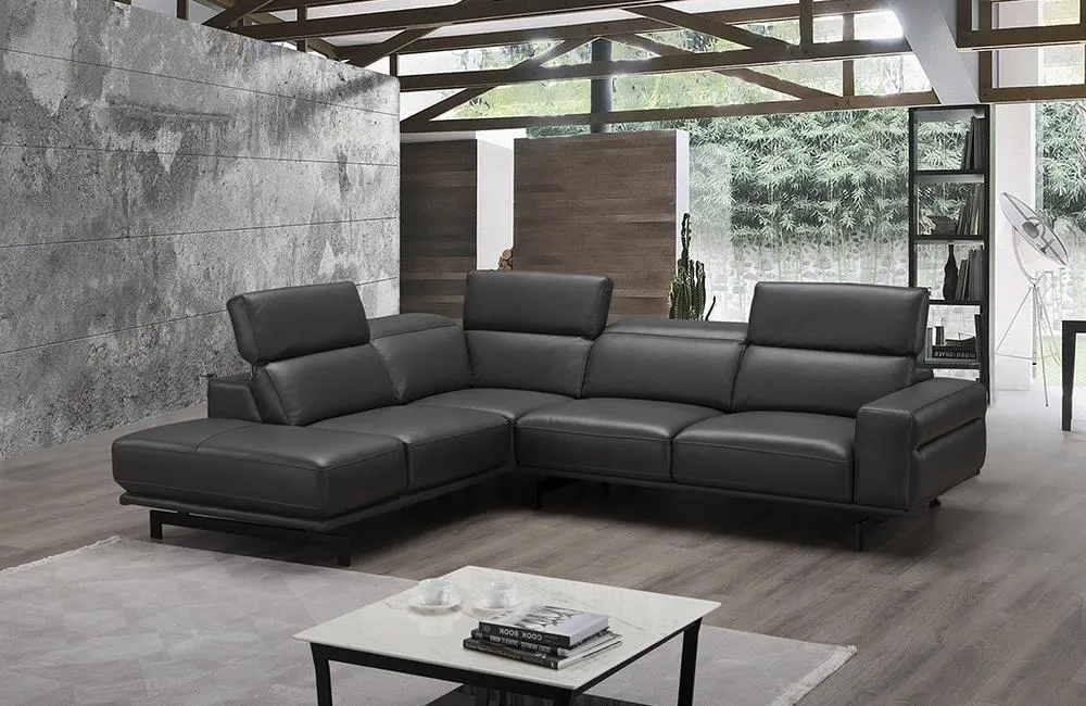 Rocco Sectional Sofa Slate Gray