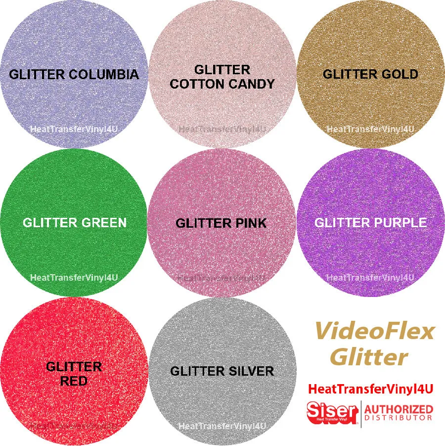 Siser VideoFlex Glitter 14.75" Roll (Clearance) -50% Off-