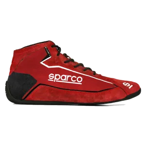 Sparco Slalom  Suede Shoe - Red